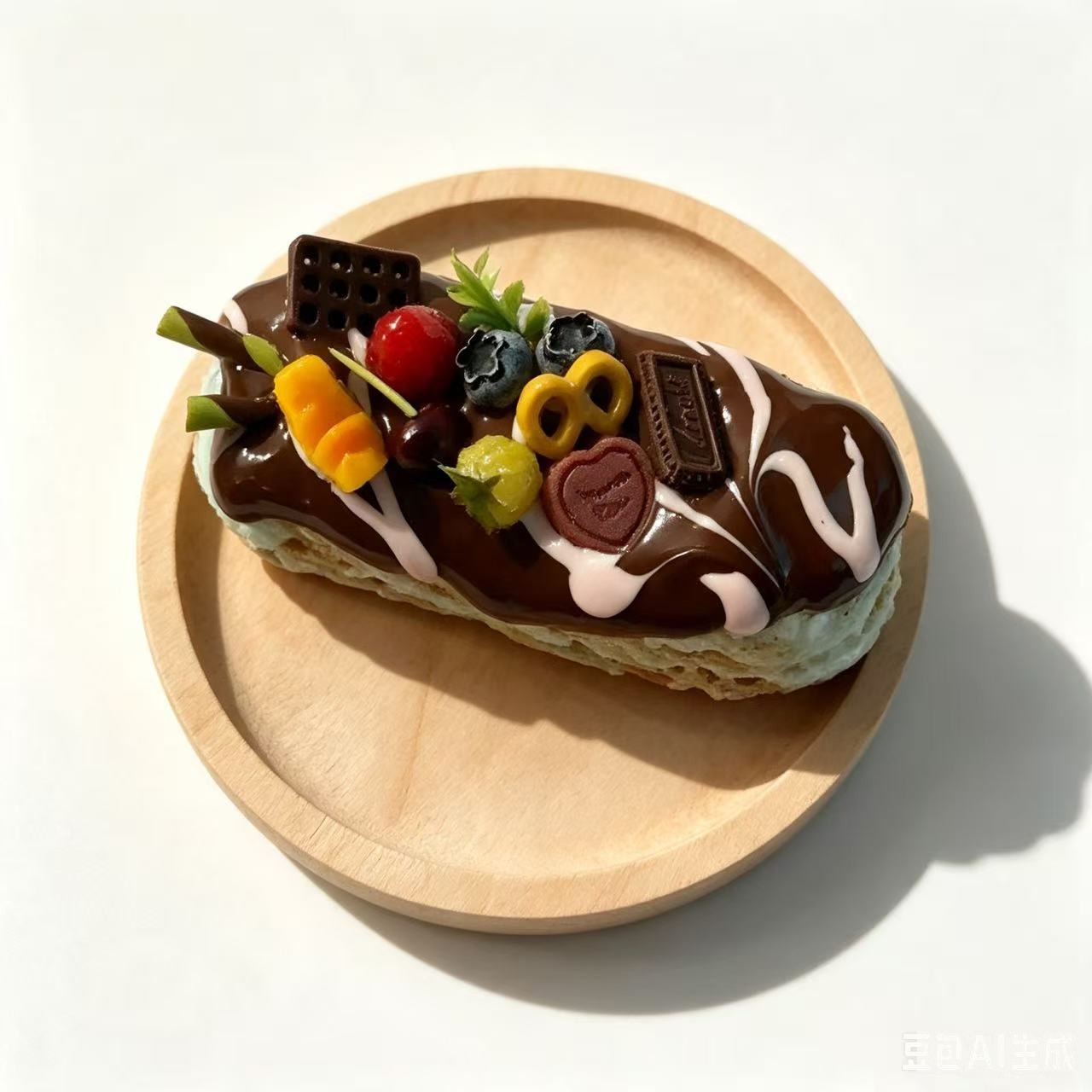 Loaded Garden Chocolate Eclair