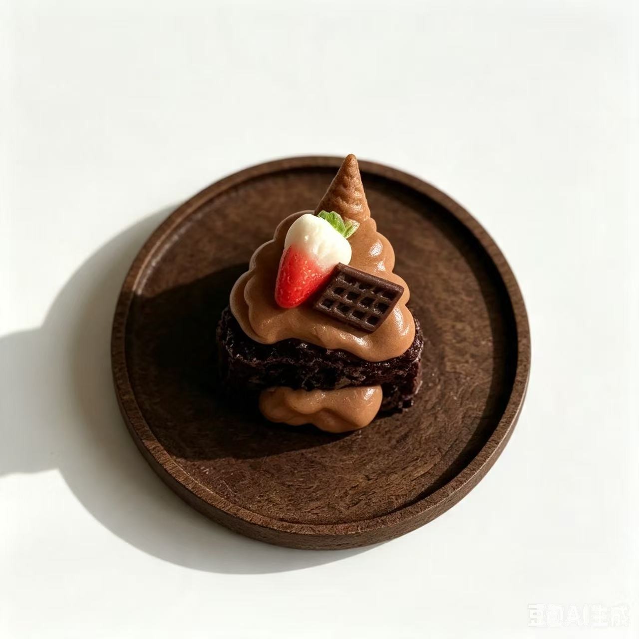 Chocolate Tower Brownie Cake