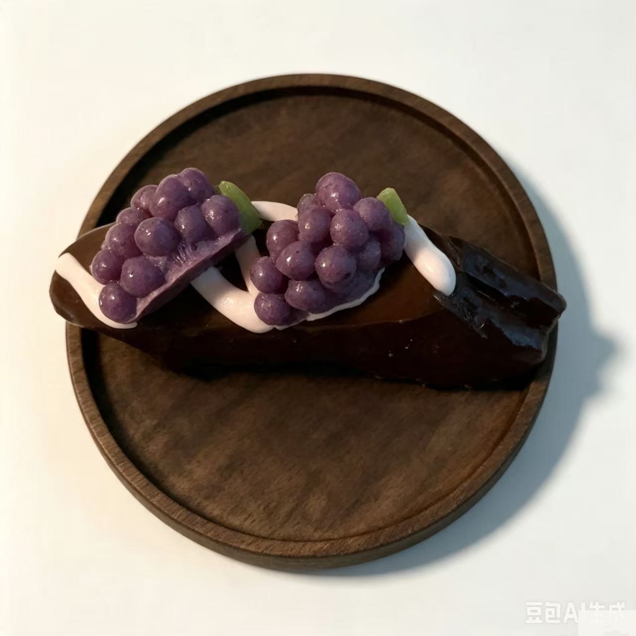Concord Grape Chocolate Eclair