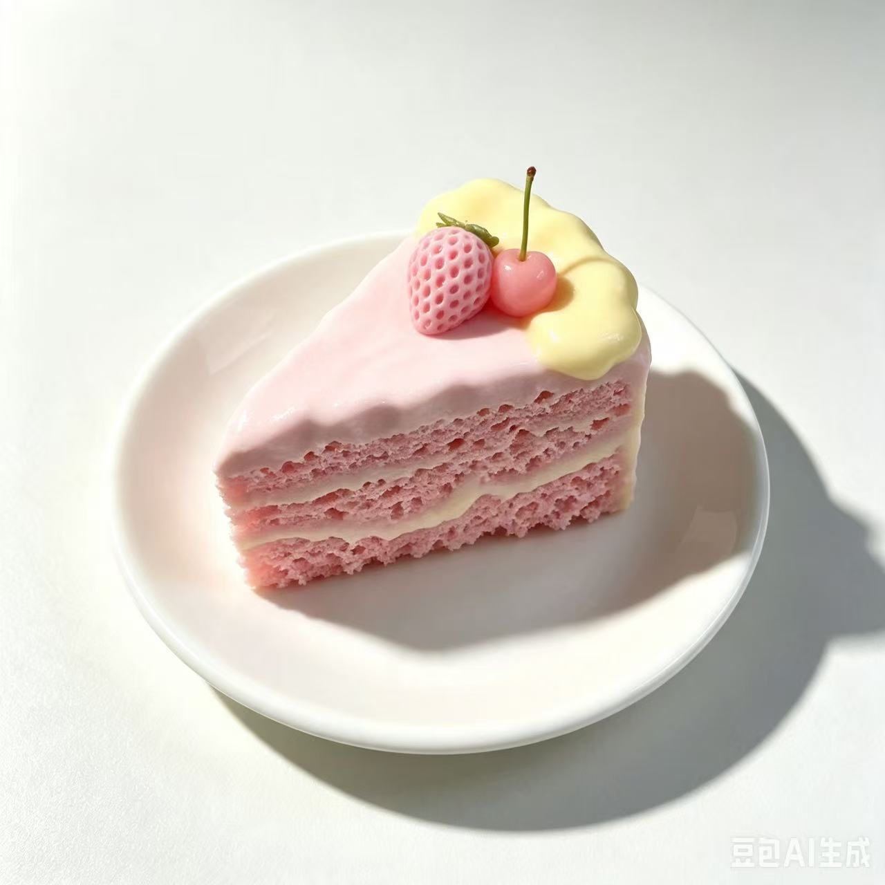 Classic Strawberry Cherry Layer Cake